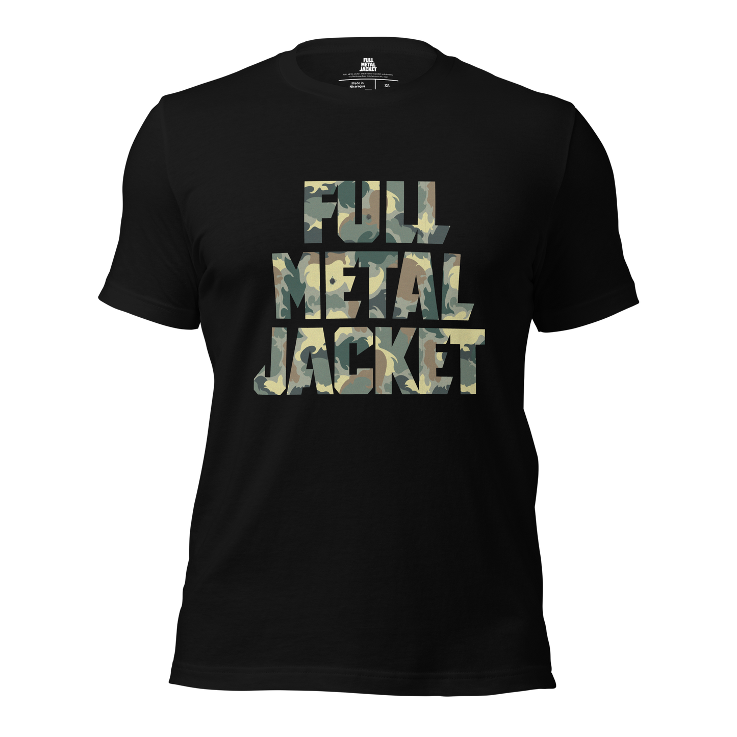 Full Metal Jacket - Green Camo Title Treatment - T-Shirt (2 colours)