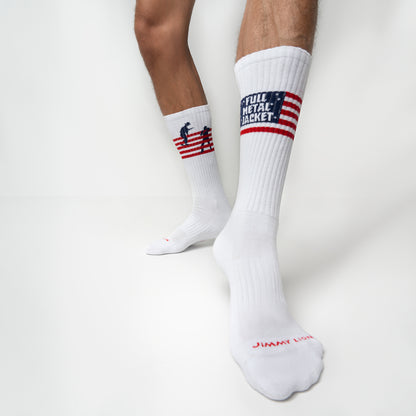Full Metal Jacket - Flag Socks - By Jimmy Lion