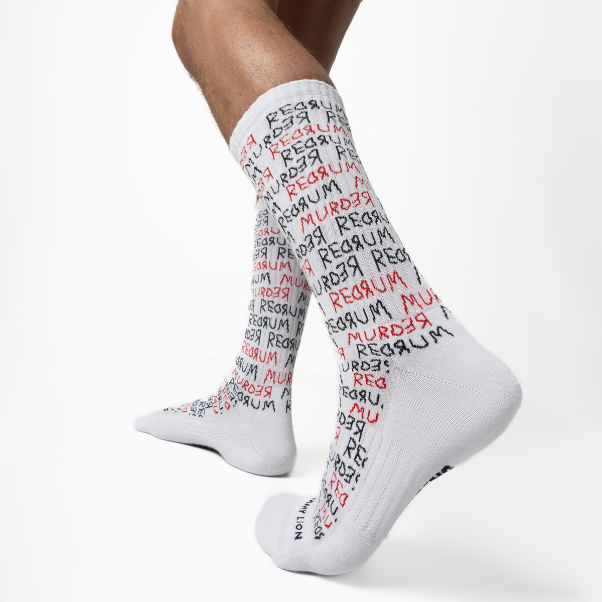 The Shining - REDRUM Athletic Socks - By Jimmy Lion