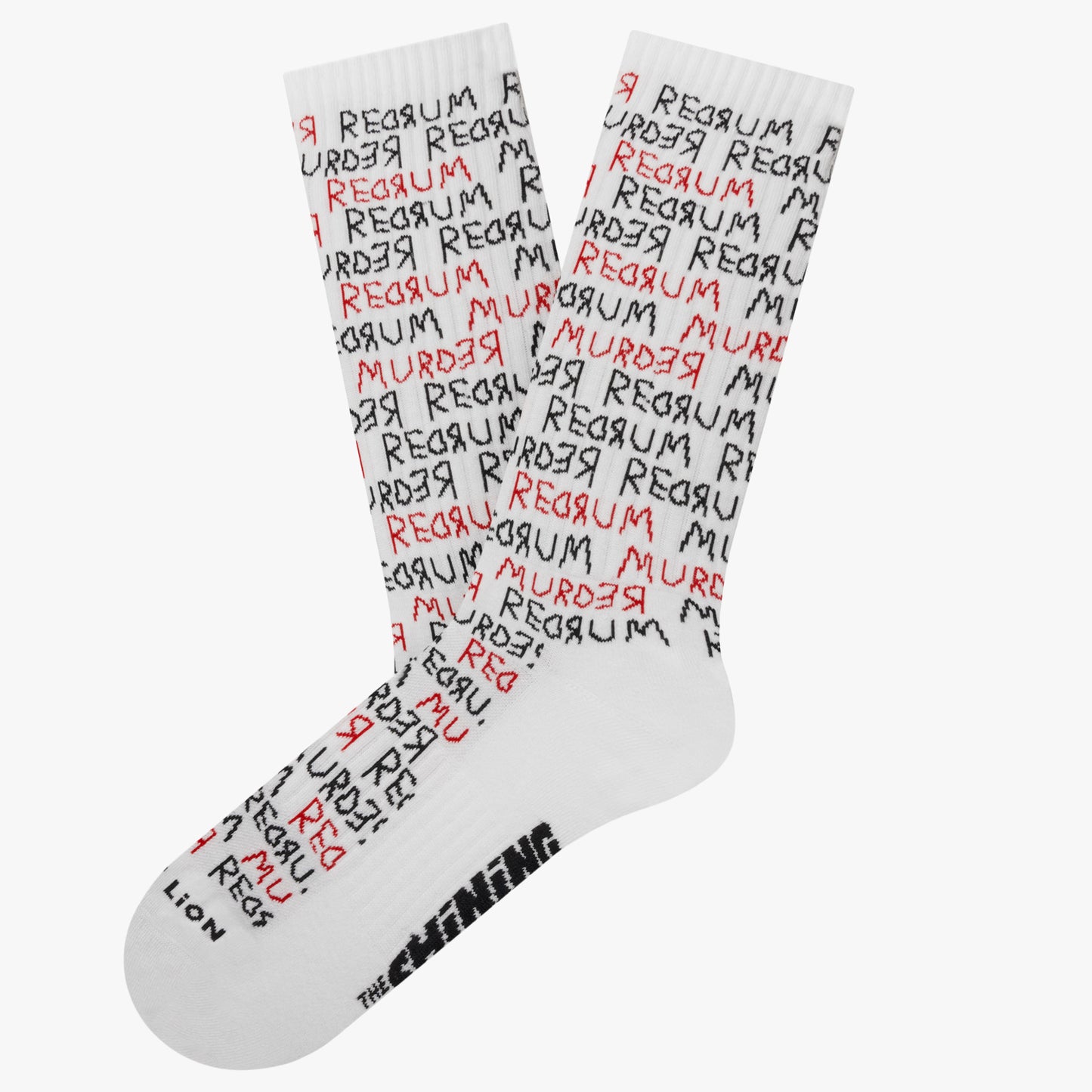 The Shining - REDRUM Athletic Socks - By Jimmy Lion
