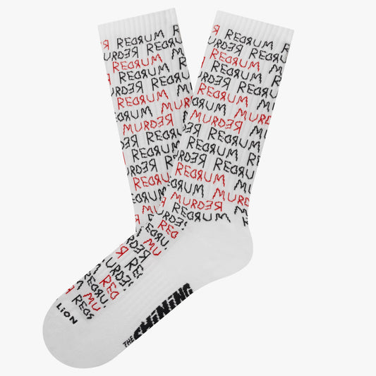 The Shining - REDRUM Athletic Socks - By Jimmy Lion