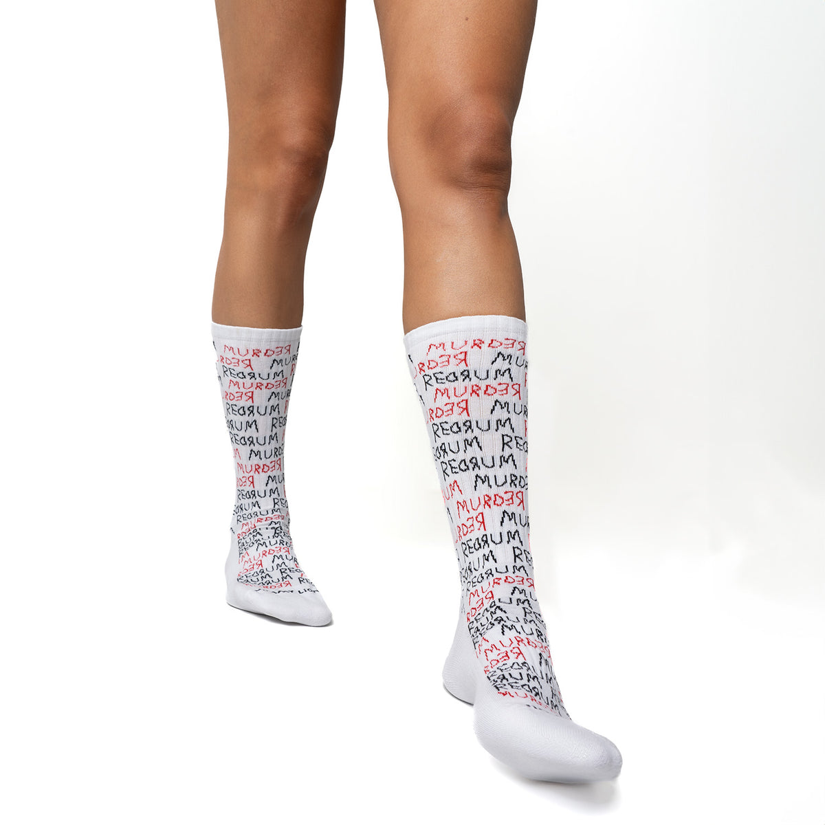 The Shining - REDRUM Athletic Socks - By Jimmy Lion