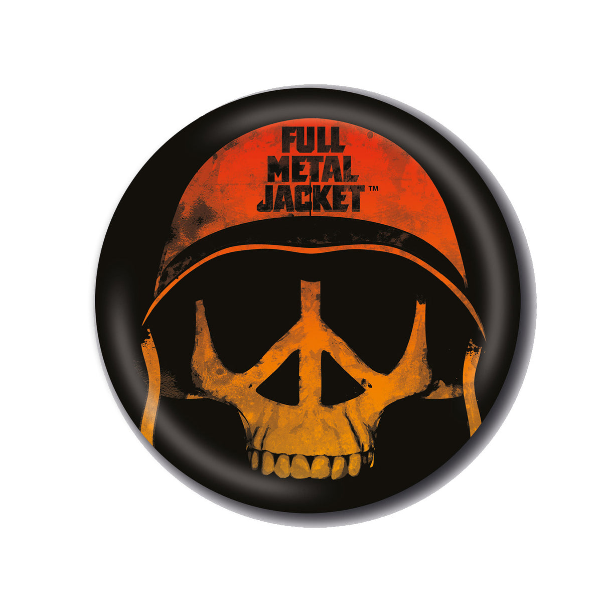 Full Metal Jacket - Peace Skull Pin Badge