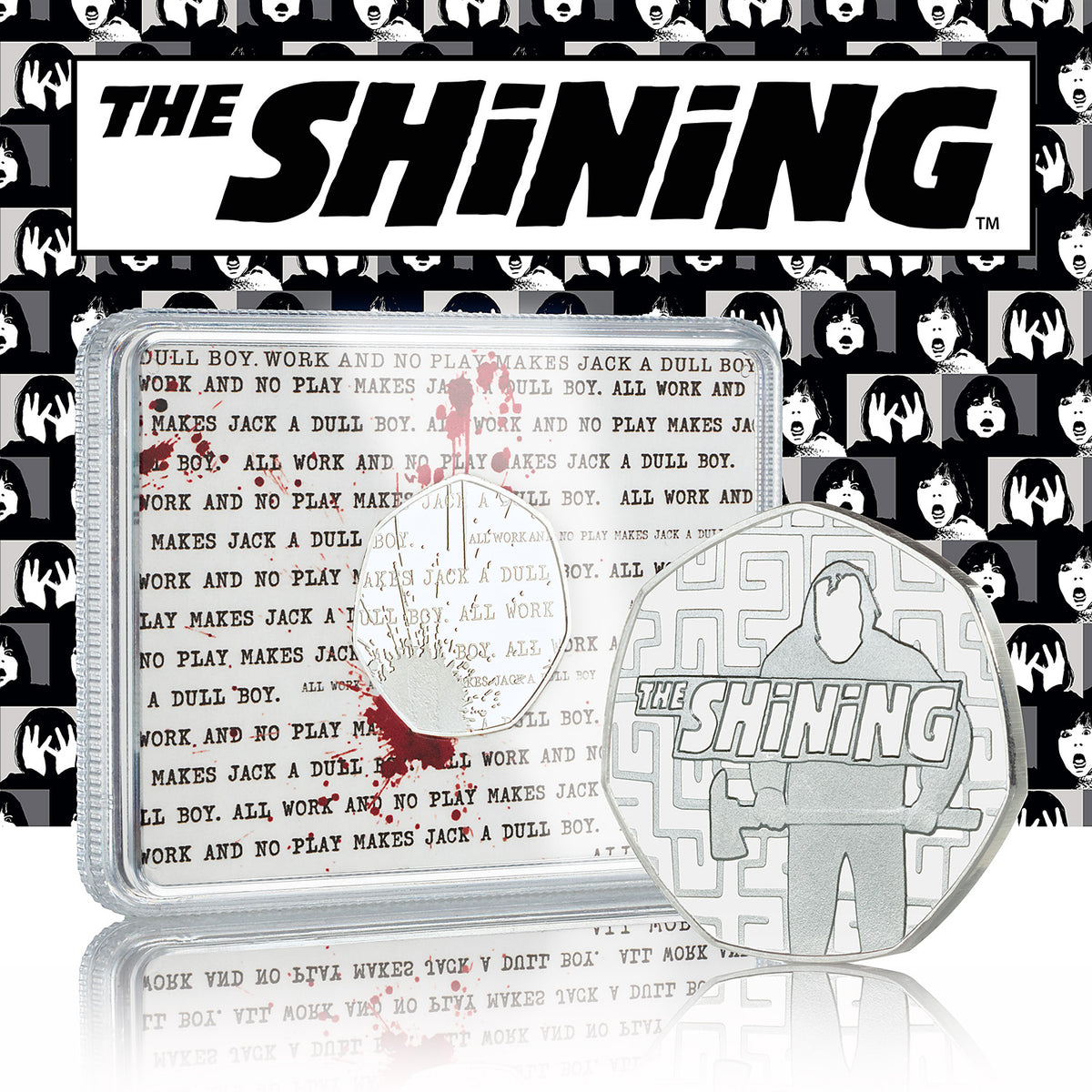 The Shining Official Commemorative Coin in Case - Silver