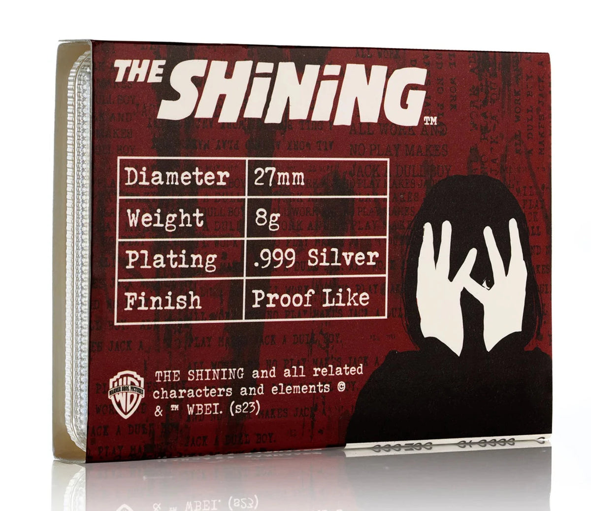 The Shining Official Commemorative Coin in Case - Silver