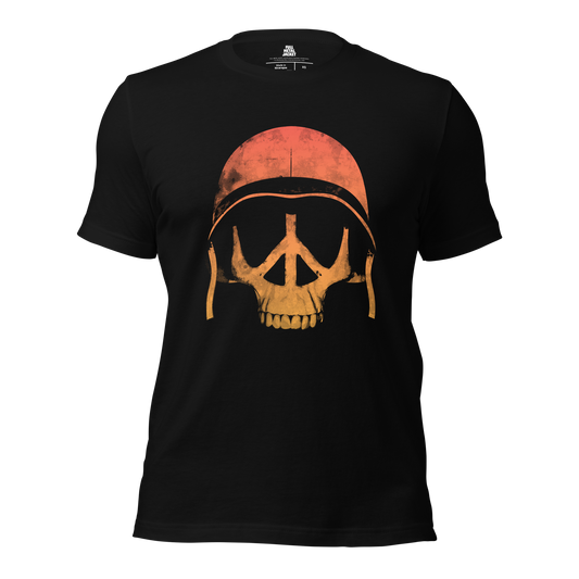 Full Metal Jacket - Peace Skull - Black T-Shirt
