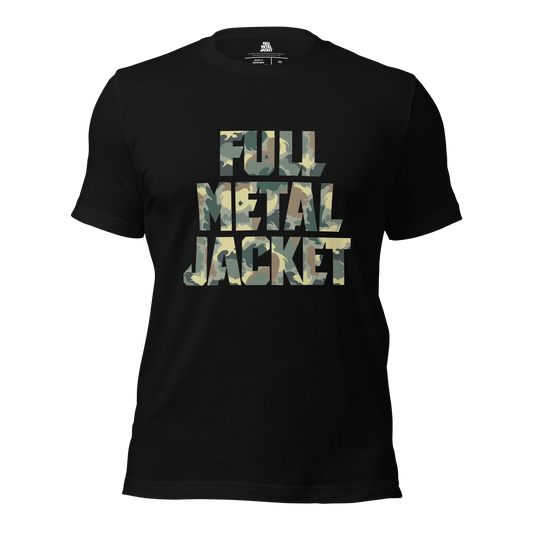 Full Metal Jacket - Green Camo Title Treatment - T-Shirt (2 colours)