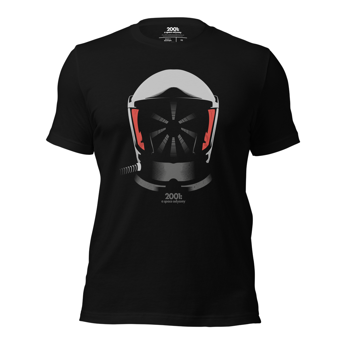 2001: A Space Odyssey - Bowman Helmet - Black T-Shirt