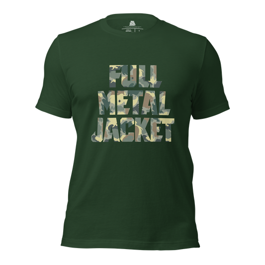 Full Metal Jacket - Green Camo Title Treatment - T-Shirt (2 colours)