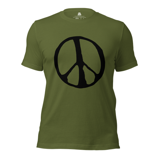 Full Metal Jacket - Peace Sign - Green T-Shirt