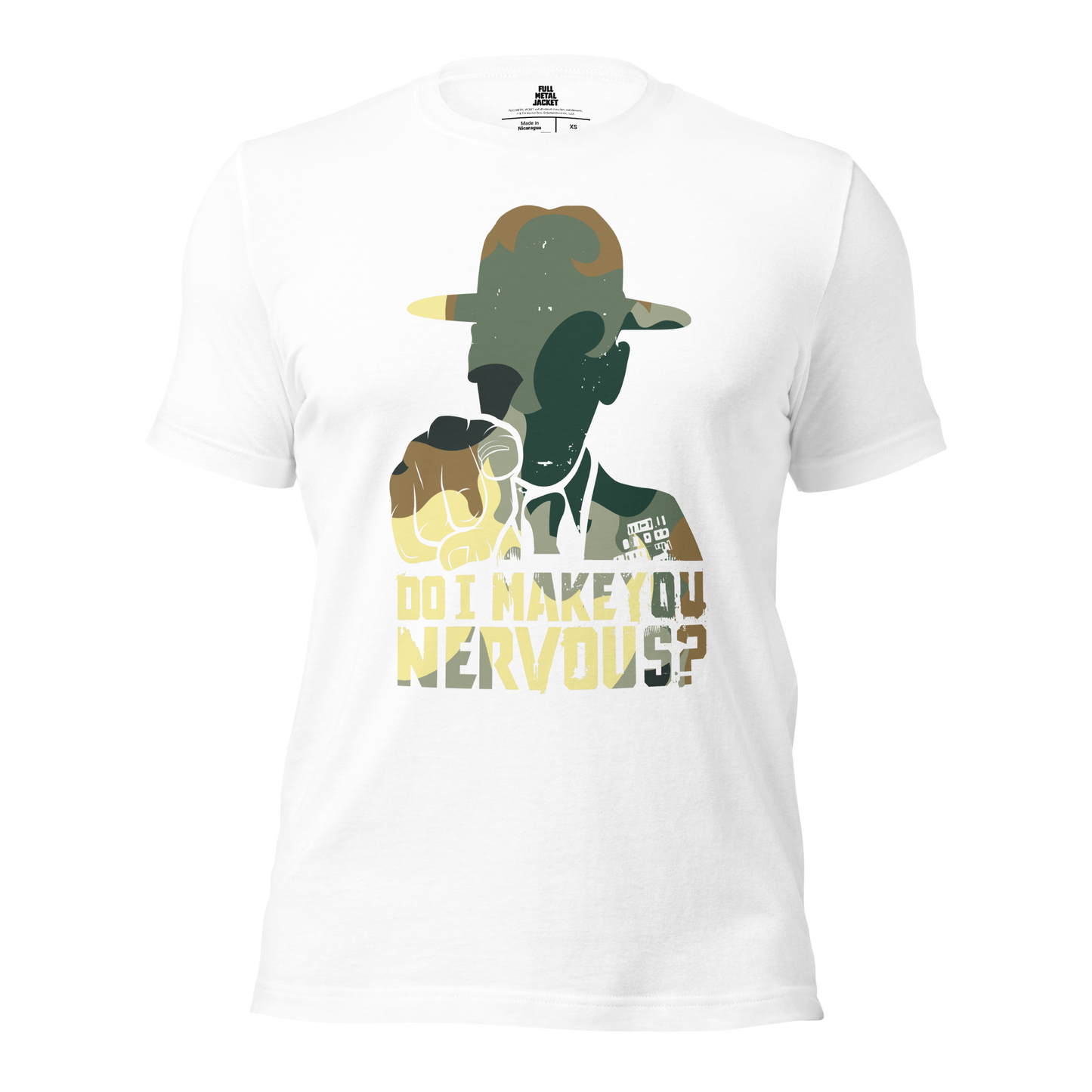 Full Metal Jacket - Do I Make You Nervous – Gunnery Sgt Hartman - T-Shirt (2 colours)