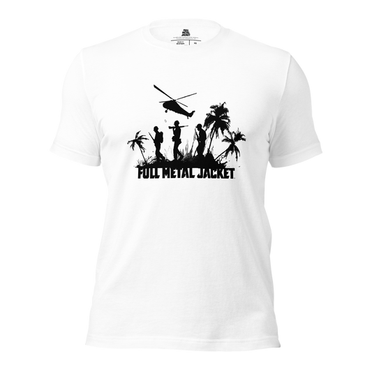 Full Metal Jacket - Vietnam Silhouette - White T-Shirt
