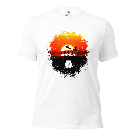Full Metal Jacket - Vietnam Distressed Print - White T-Shirt