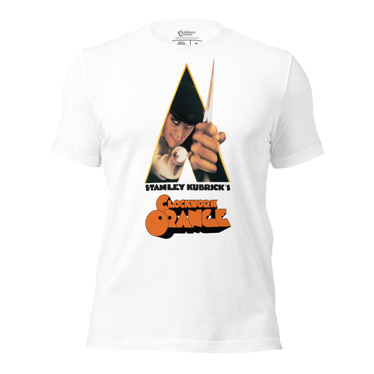 A Clockwork Orange - Triangle Title Treatment - White T-Shirt