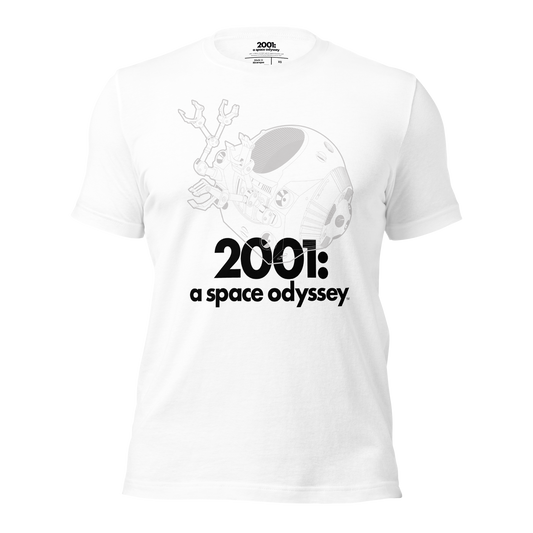 2001: A Space Odyssey - EVA Pod - White T-Shirt
