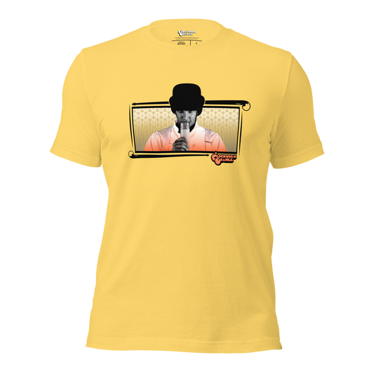 A Clockwork Orange - Alex de Large with Milk - Yellow T-Shirt